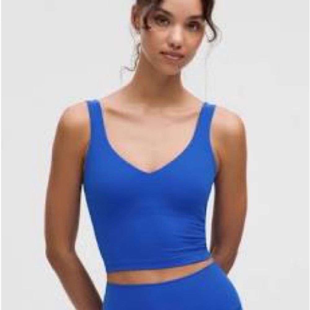 Lululemon Align tank top in cerulean blue